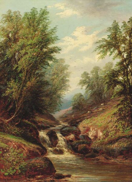 File:'Brook in the Glen, near Shipley' 2000 CSK 08692 0129 000(124850).jpg