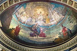 Église Sainte-Marie-Madeleine d'Albi - interior - The ceiling of the choir by Romain Cazes