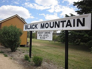 <span class="mw-page-title-main">Black Mountain railway station</span> Historic site in New South Wales, Australia