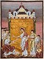 III. Ottó müncheni evangeliáriuma, Krisztus megmossa az apostolok lábát