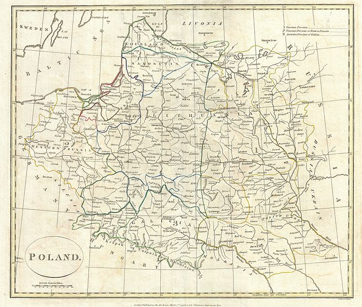 File:1799 Clement Cruttwell Map of Poland and Lithuania - Geographicus - Poland-cruttwell-1799.jpg