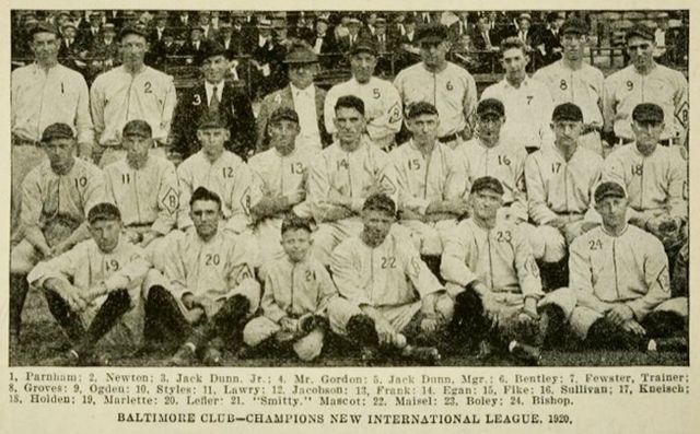 Baltimore's Forgotten Dynasty: The 1919-25 Baltimore Orioles of the  International League – Society for American Baseball Research