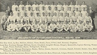 <span class="mw-page-title-main">1934 Pittsburgh Panthers football team</span> American college football season