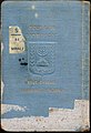An example of an early Israeli service passport, 1951 for MK Dayan.