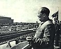 1963年庆祝中华人民共和国成立十四周年，毛泽东在天安门城楼