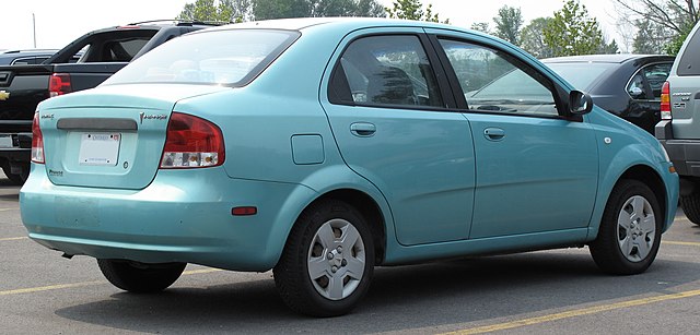 Pontiac Wave sedan (T200, Canada)