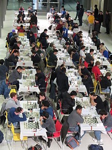 Forty-four teams compete at the 2012 Pan-Am Intercollegiate in Frick Chemistry Lab at Princeton University. 2012 Pan-Am Intercollegiate Chess Championship at Princeton.JPG