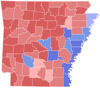 2014 Arkansas Lieutenant Governor election results.svg