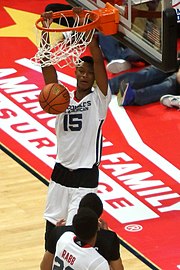 20150401 MCDAAG P. J. Dozier dunk (3).JPG