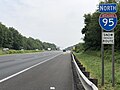 File:2021-07-26 12 22 21 View north along Interstate 95 (John F. Kennedy Memorial Highway) just north of exit 93 in Blythedale, Cecil County, Maryland.jpg