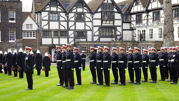The 2024 Constable's Dues Ceremony at the Tower of London.