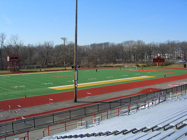 The school uses Bruins Stadium in nearby Braddock Park as its home field.