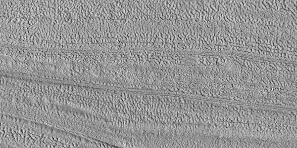 Close view of Lineated valley fill in Ismenius Lacus quadrangle, as seen by HiRISE under HiWish program