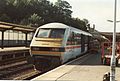 The direct InterCity from Shrewsbury to London Euston with a DVT and mailbags delivering the Royal Mail at a time when British Rail ran the network.