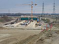 A5-Baustelle: Tunnel Eibesbrunn, März 2008