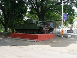 Vijayanta MBT taken outside the Indian National War Memorial (Maharashtra).