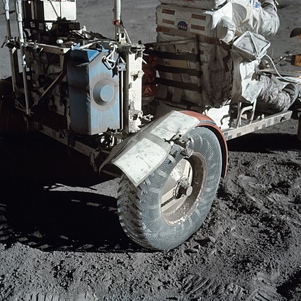 This is how the moon rover rolls!