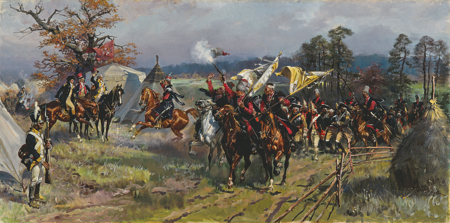 After the Battle of Zieleńce in 1792 label QS:Len,"After the Battle of Zieleńce in 1792" label QS:Lpl,"Po bitwie pod Zieleńcami w 1792" , 1898