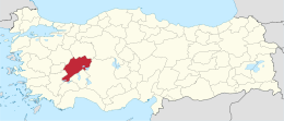 Provincia di Afyonkarahisar – Localizzazione