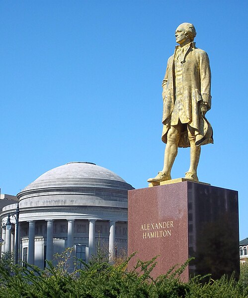 Statue of Alexander Hamilton in Chicago