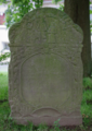 English: Elaborate headstone near church in Alsfeld ingelbach Grebenauer Strasse 15 / Hesse / Germany This is a picture of the Hessian Kulturdenkmal (cultural monument) with the ID 12554 (Wikidata)