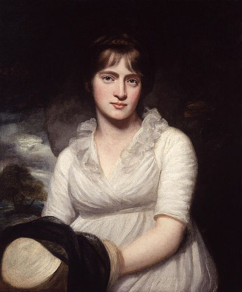 A 1798 portrait of Amelia Opie by her husband, John Opie
