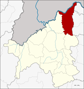 Amplasarea districtului în provincia Loei