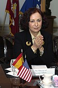 Ana Palacio, ministre des Affaires étrangères entre 2002 et 2004.