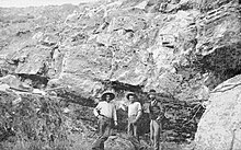 Quarry opening at Cave Creek, 1893 Annual report of the Board of Regents of the Smithsonian Institution (1893) (18435776565).jpg