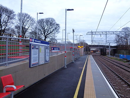 Apperley Bridge station opened in 2015.
