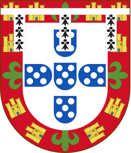Coat of arms of Infante Pedro, the 1st Duke of Coimbra