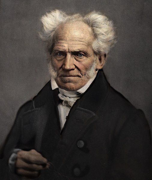 Image: Arthur Schopenhauer colorized