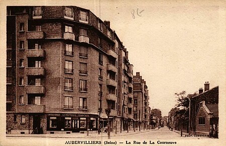 Aubervilliers.Rue de la Courneuve