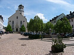 Skyline of Auerbach/Vogtl.