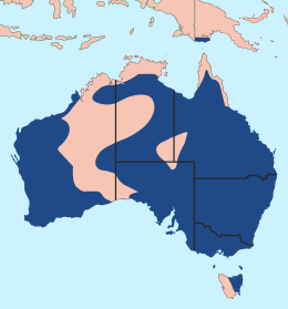 Magpie australian - distribuție (2) .svg