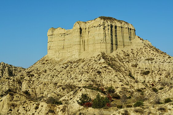 Shahid Mountain in Qax State Nature Sanctuary. Photograph: Namikilisu (CC BY-SA 4.0)