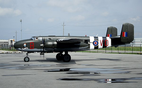 B-25J in 98 RAF Squadron markings