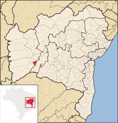 São Félix do Coribe - Carte