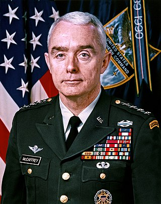 <span class="mw-page-title-main">Barry McCaffrey</span> United States Army general