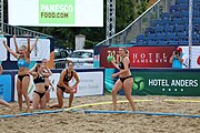 Deutsch: Beachhandball Europameisterschaften 2019 (Beach handball Euro); Tag 5: 6. Juli 2019 – Frauen, Halbfinale, Kroatien-Dänemark 1:2 (12:19, 17:10, 4:7) English: Beach handball Euro; Day 5: 6 July 2019 – Semifinal Men – Croatia-Denmark 1:2 (12:19, 17:10, 4:7)