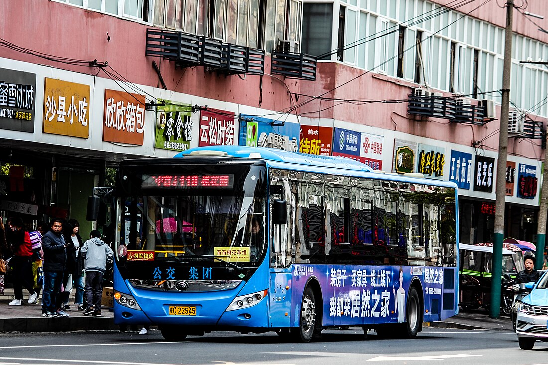 File:Bengbu Bus No.118 with Yutong Hybrid Bus.jpg