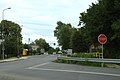 Čeština: Křižovatka v Besku, Podkarpatské vojvodství, PL English: Road crossing in Besko, Podkarpackie, PL