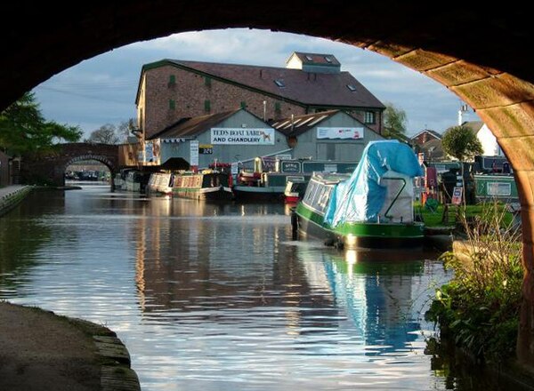 Betton Mill on the Shropshire Union Canal at Market Drayton