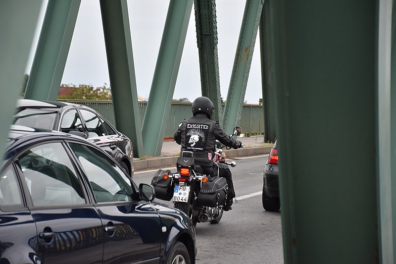 File:Biker on Sava Bridge.jpg