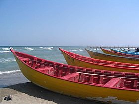 Boats at the Caspian Sea Beach.jpg