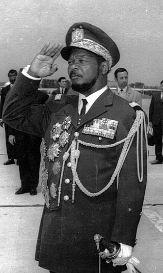 <span class="mw-page-title-main">Jean-Bédel Bokassa</span> 2nd president (1966–76) and emperor (r. 1976–79) of the Central African Republic