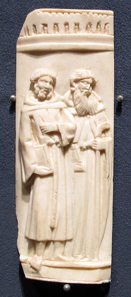 File:Bottega degli embriachi, frammento con due santi, 1400-1450 ca., AM10893.JPG