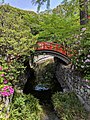 * Nomination A bridge over a small stream at Shimogamo Shrine in Kyoto. --Grendelkhan 17:12, 1 July 2018 (UTC) * Promotion  Support Gets a little ragged near the top, but the bridge and colorful flowers are in focus --Daniel Case 17:18, 8 July 2018 (UTC)
