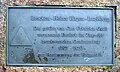 Deutsch: Gedenktafel auf dem Brocken English: Memorial tablet on the Brocken