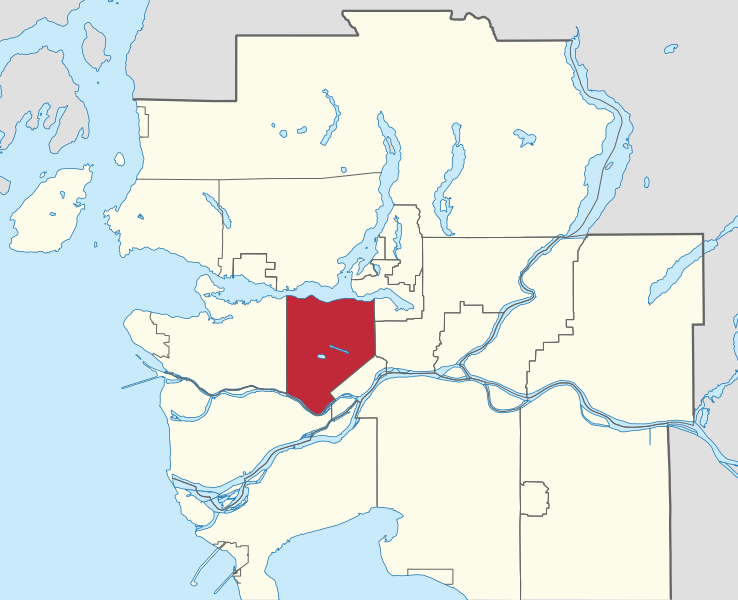 File:Burnaby in Metro Vancouver.svg